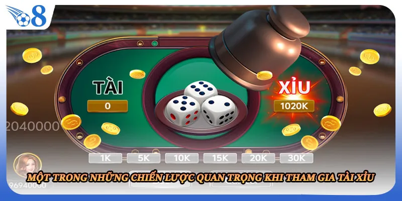 Một trong những chiến lược quan trọng khi tham gia tài Xỉu